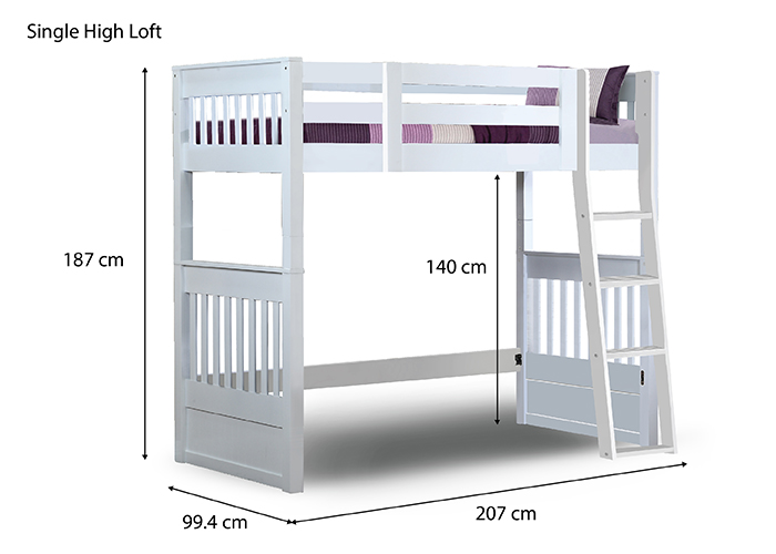 Riley Single High Loft